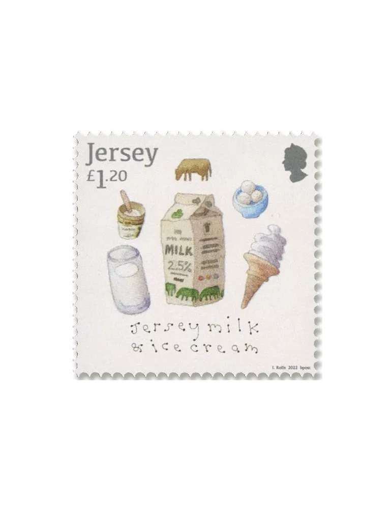 n°2671/2676 + le n° 2670 - Timbre JERSEY Poste
