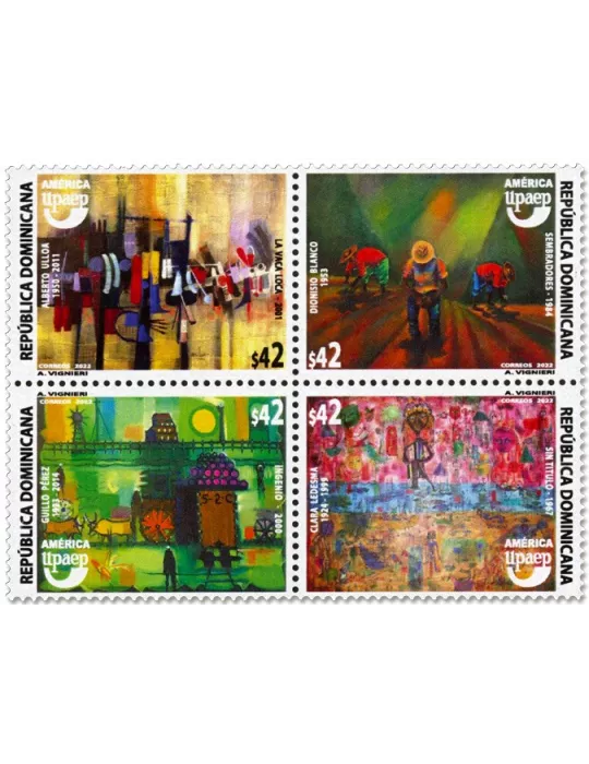 n° 2296/2303 - Timbre DOMINICAINE Poste