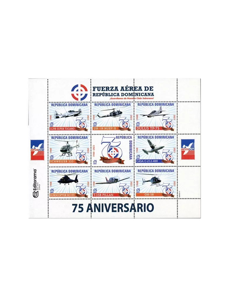 n° 2336/2344 - Timbre DOMINICAINE Poste