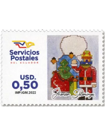 n° 3019/3021 - Timbre EQUATEUR Poste 2