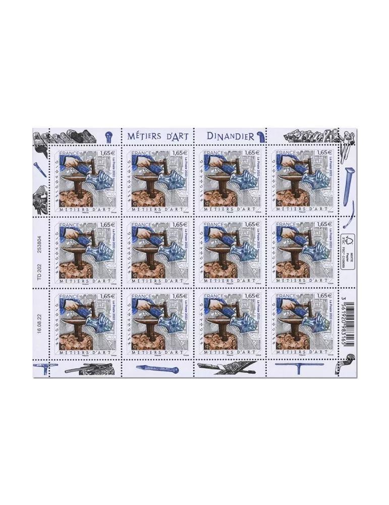 n° F79 - Timbre France Feuillets de France (n° 5624)