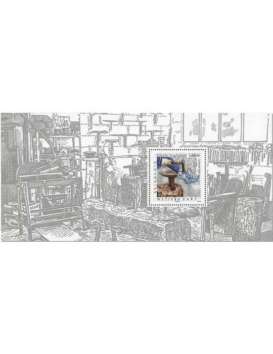 n° 195 - Timbre France Bloc souvenirs