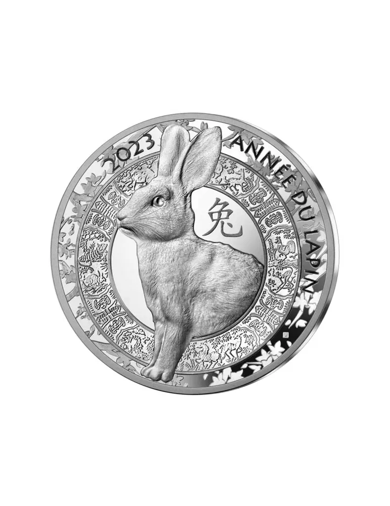 10 EUROS ARGENT - ANNEE DU LAPIN (2023)