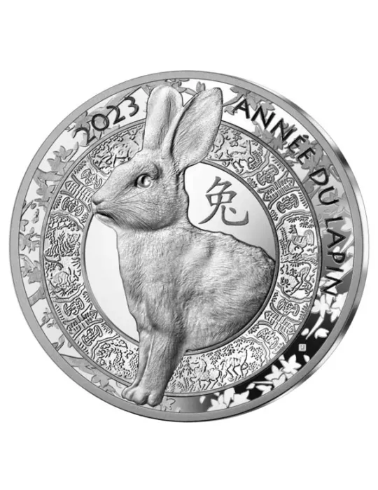 10 EUROS ARGENT - ANNEE DU LAPIN (2023)