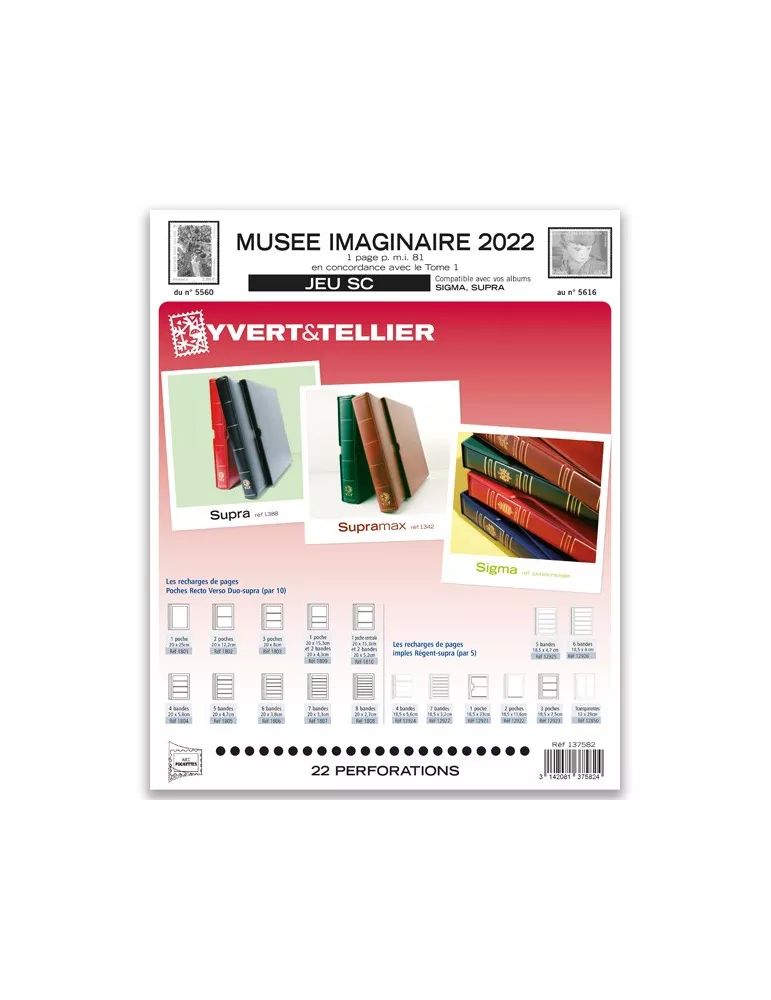 MUSEE IMAGINAIRE SC : 2022 (JEUX AVEC POCHETTES)