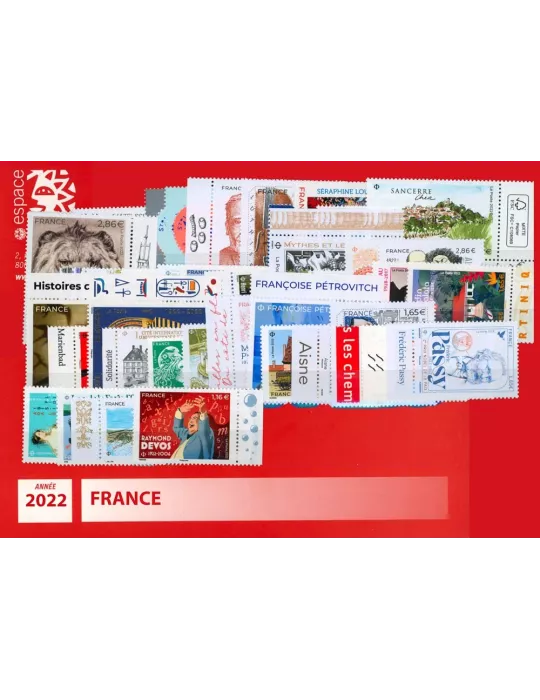 n° 5545/F5642 - Timbre France Année complète (2022)