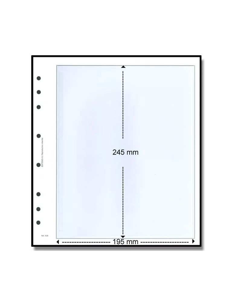 Feuille AV : 1 poche (x5) - AV EDITIONS®