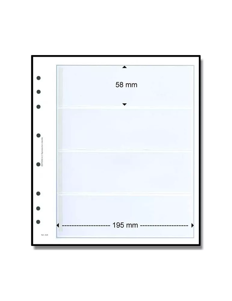 Feuille AV : 4 bandes (x10) - AV EDITIONS®