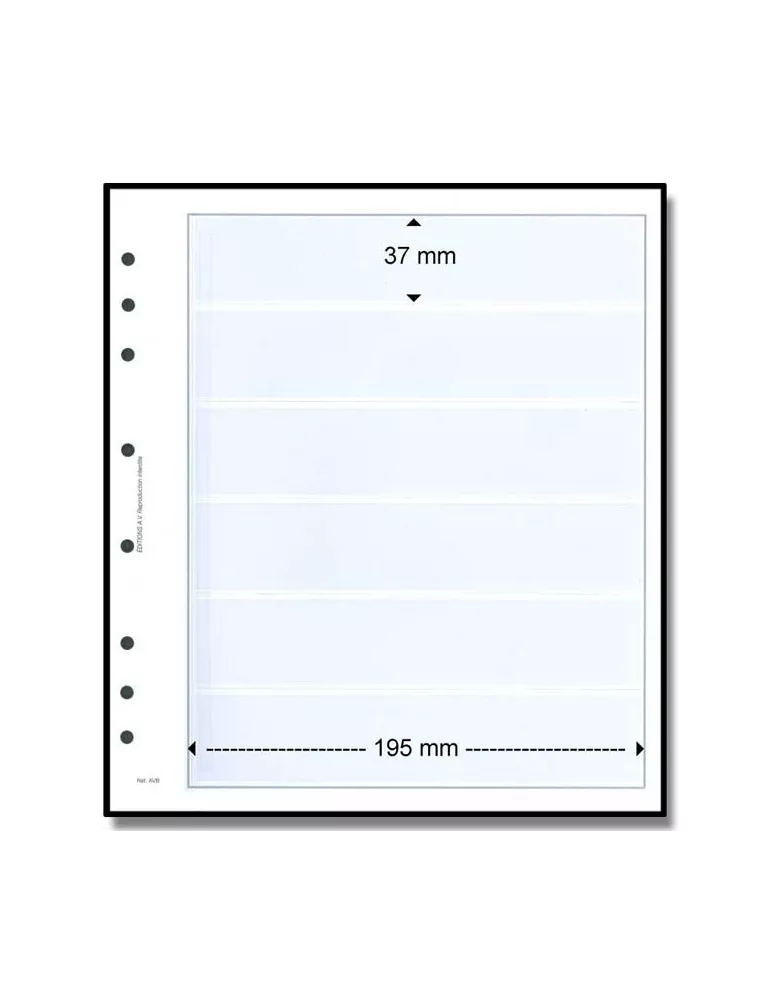 Feuille AV : 6 bandes (x10) - AV EDITIONS®