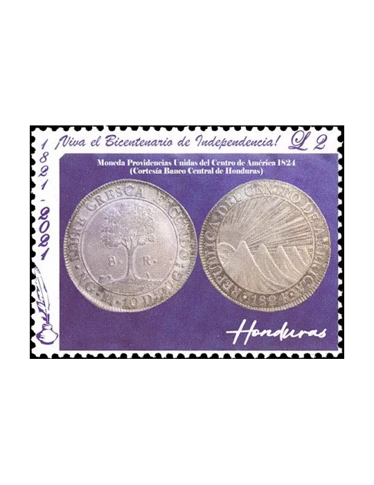 n° 327/330 - Timbre HONDURAS Poste
