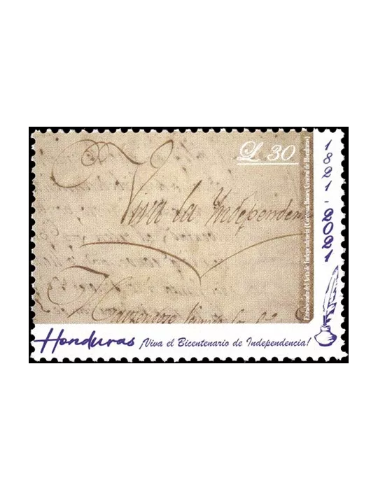 n° 327/330 - Timbre HONDURAS Poste