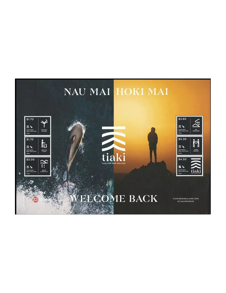 n° 422 - Timbre NOUVELLE-ZELANDE Blocs et feuillets