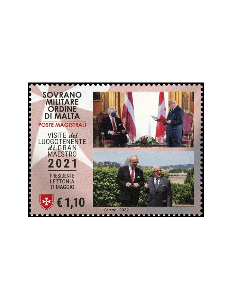 n° 1633/1634 - Timbre ORDRE de MALTE Poste