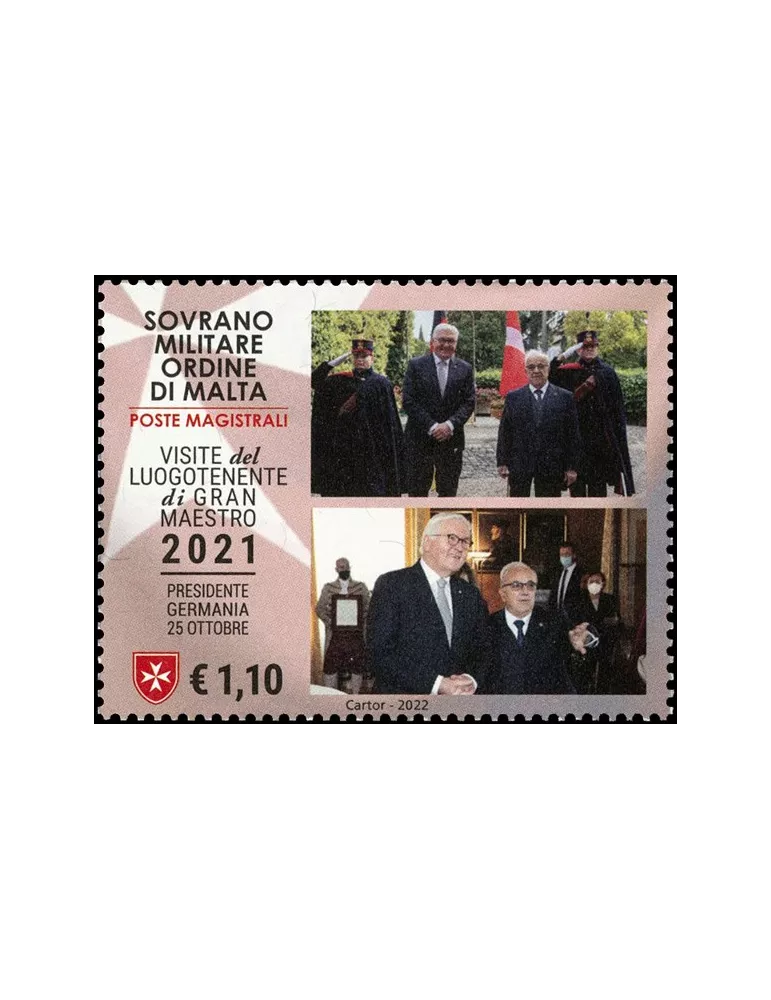 n° 1633/1634 - Timbre ORDRE de MALTE Poste