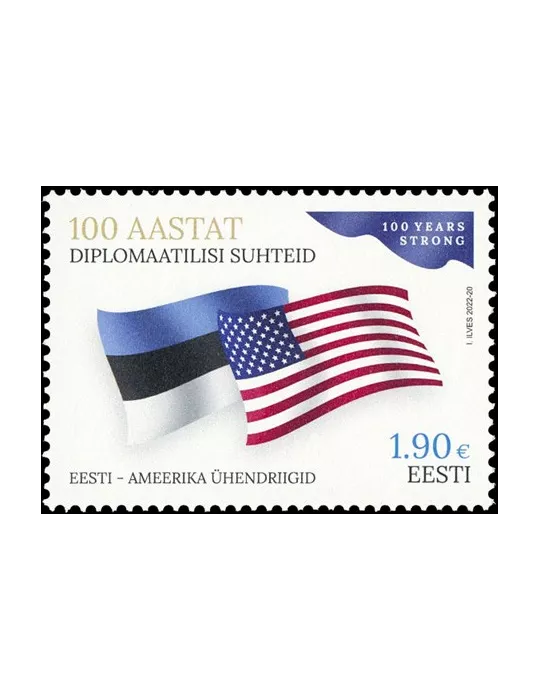 n° 962 - Timbre ESTONIE Poste