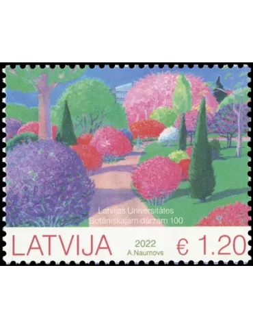 n° 1141 - Timbre LETTONIE Poste