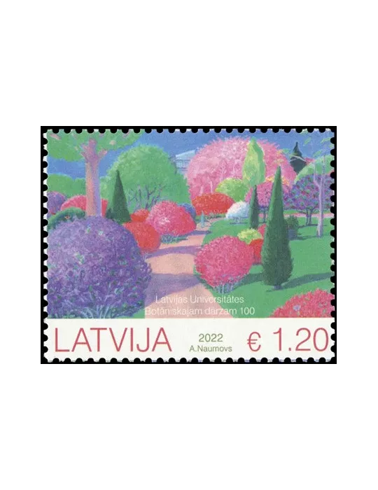 n° 1141 - Timbre LETTONIE Poste