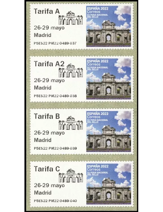 n° 184a - Timbre ESPAGNE Timbres de distributeurs