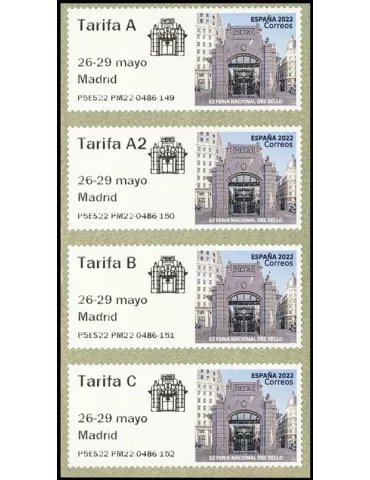 n° 185a - Timbre ESPAGNE Timbres de distributeurs