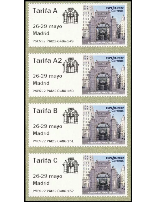 n° 185a - Timbre ESPAGNE Timbres de distributeurs