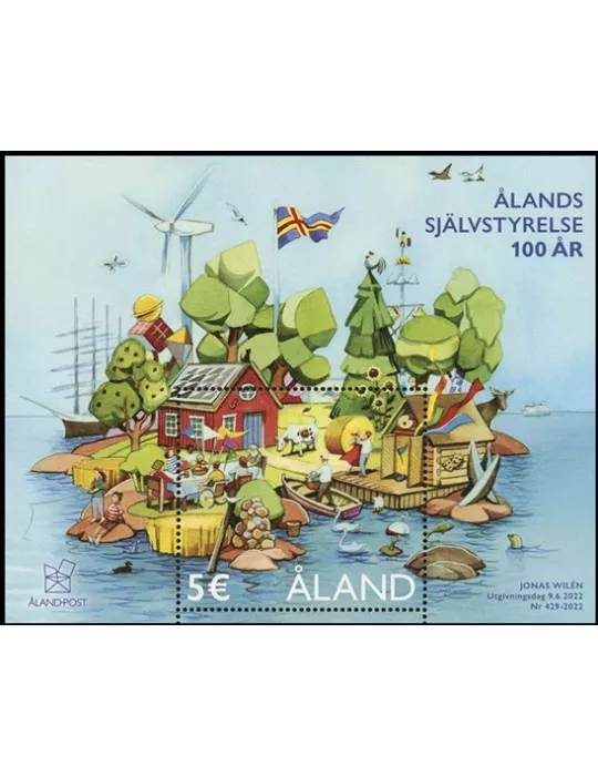n° F526 - Timbre ALAND Poste