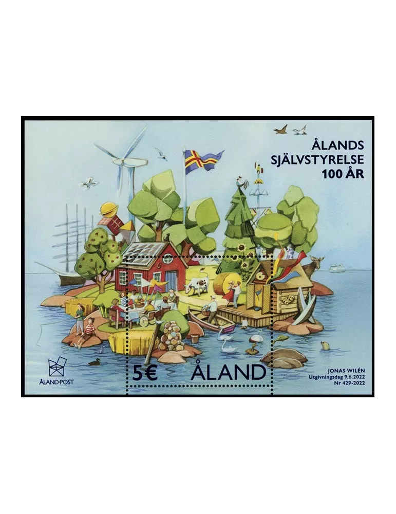 n° F526A - Timbre ALAND Poste