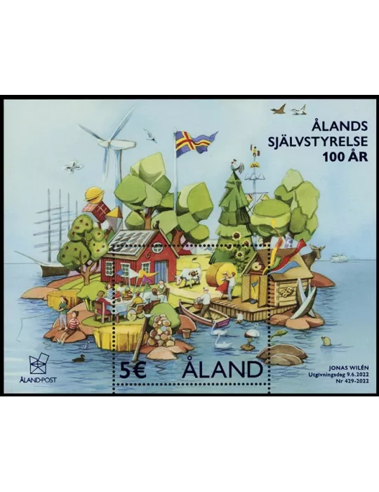 n° F526A - Timbre ALAND Poste