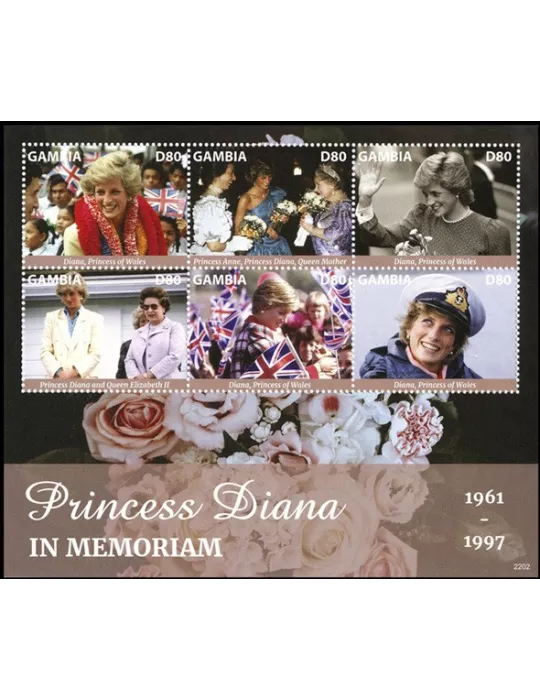 n° 6282/6287 - Timbre GAMBIE Poste