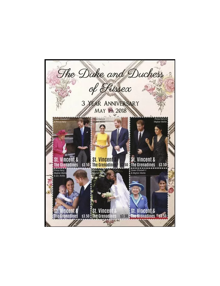 n° 6555/6560 - Timbre SAINT-VINCENT Poste