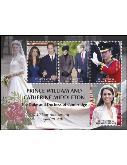 n° 6561/6564 - Timbre SAINT-VINCENT Poste