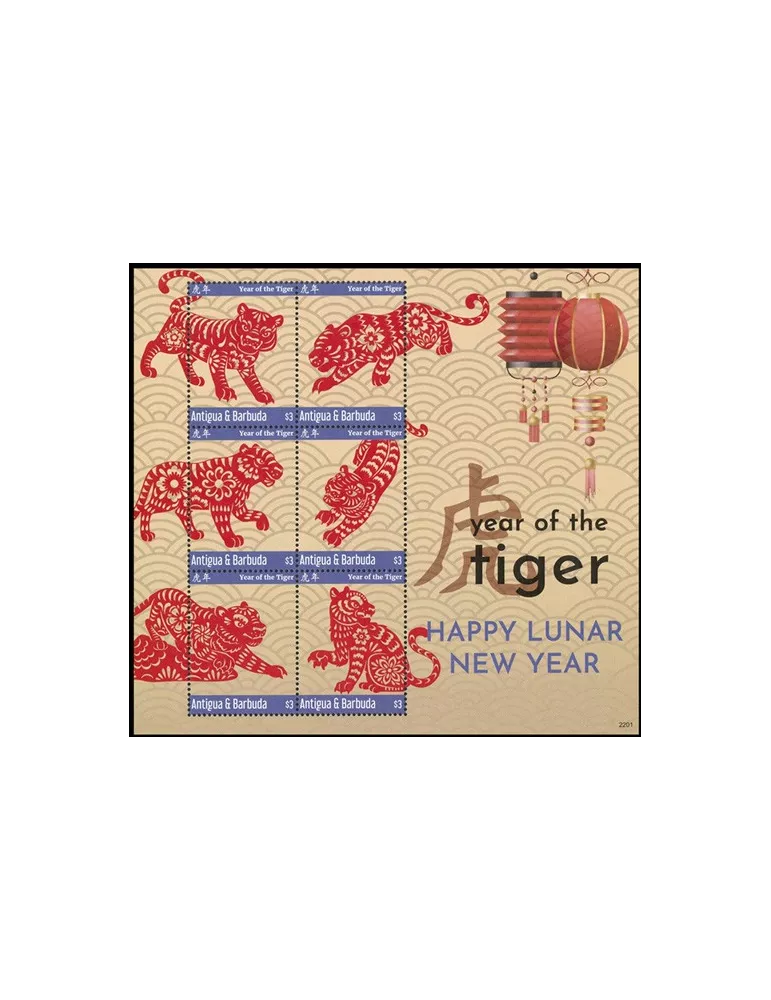 n° 5185/5190 - Timbre ANTIGUA Poste