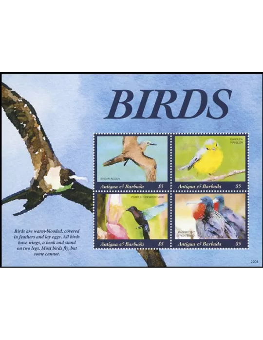 n° 5195/5198 - Timbre ANTIGUA Poste