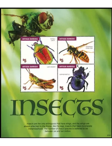 n° 5203/5206 - Timbre ANTIGUA Poste