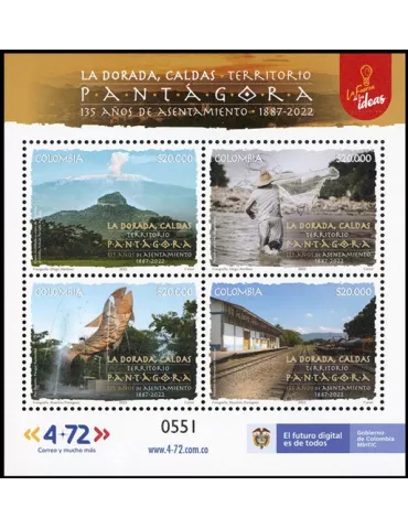 n° 2463/2466 - Timbre COLOMBIE Poste