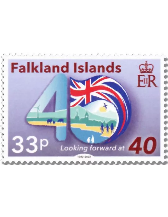 n° 1390/1393 - Timbre FALKLAND Poste