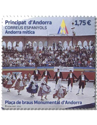 n° 518 - Timbre ANDORRE ESPAGNOL Poste