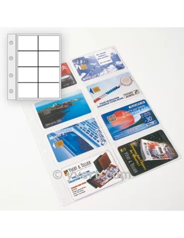 Recharges souples CARAVELLE : 8 poches (TÉLÉCARTES / COIN CARDS) 2