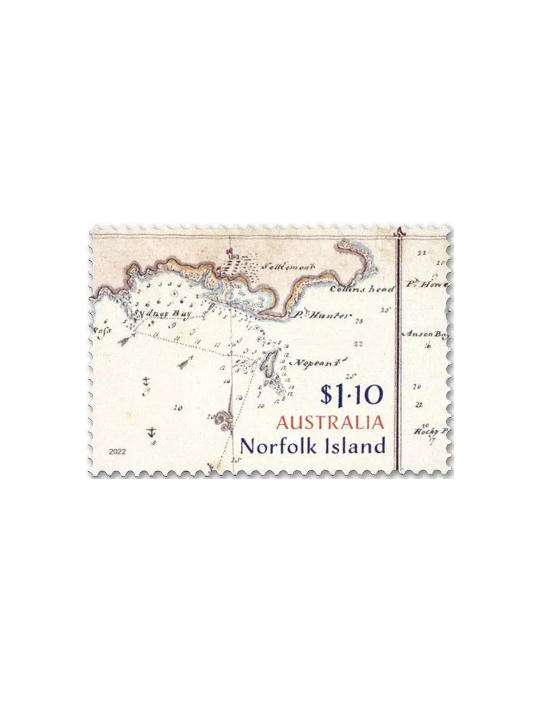 n° 1233/1234 - Timbre NORFOLK Poste