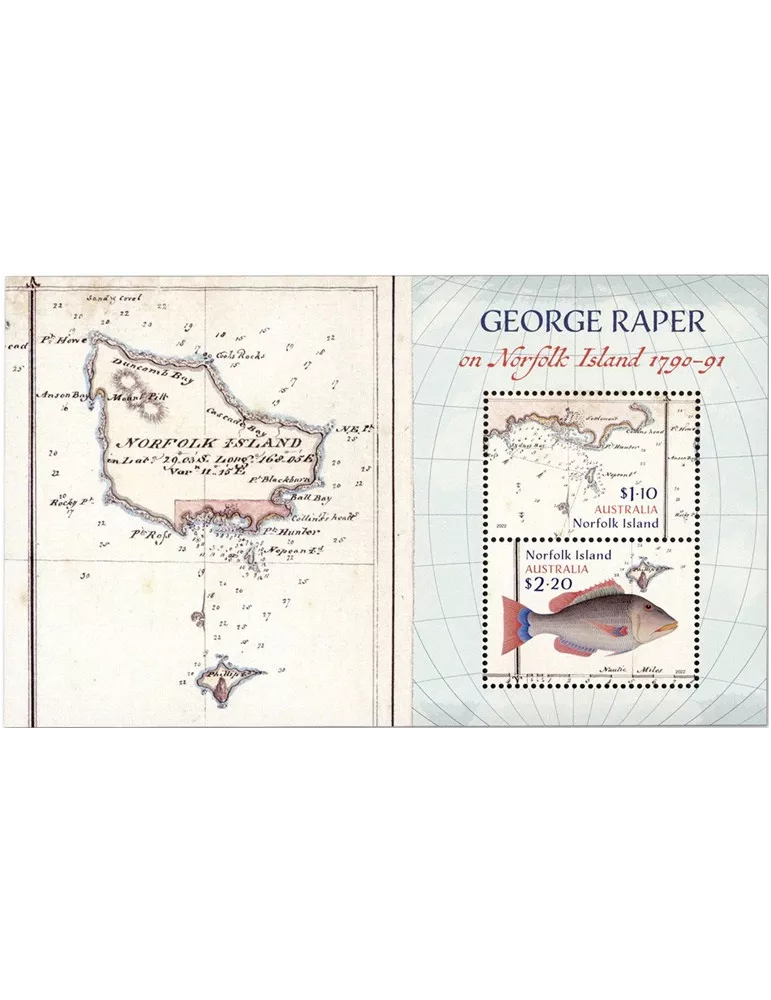 n° 90 - Timbre NORFOLK Blocs et feuillets