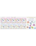n° 11089/11090 (Les 10 valeurs en 5 paires) - Timbre JAPON Poste