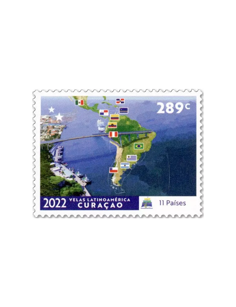 n° 737/740 - Timbre CURACAO Poste