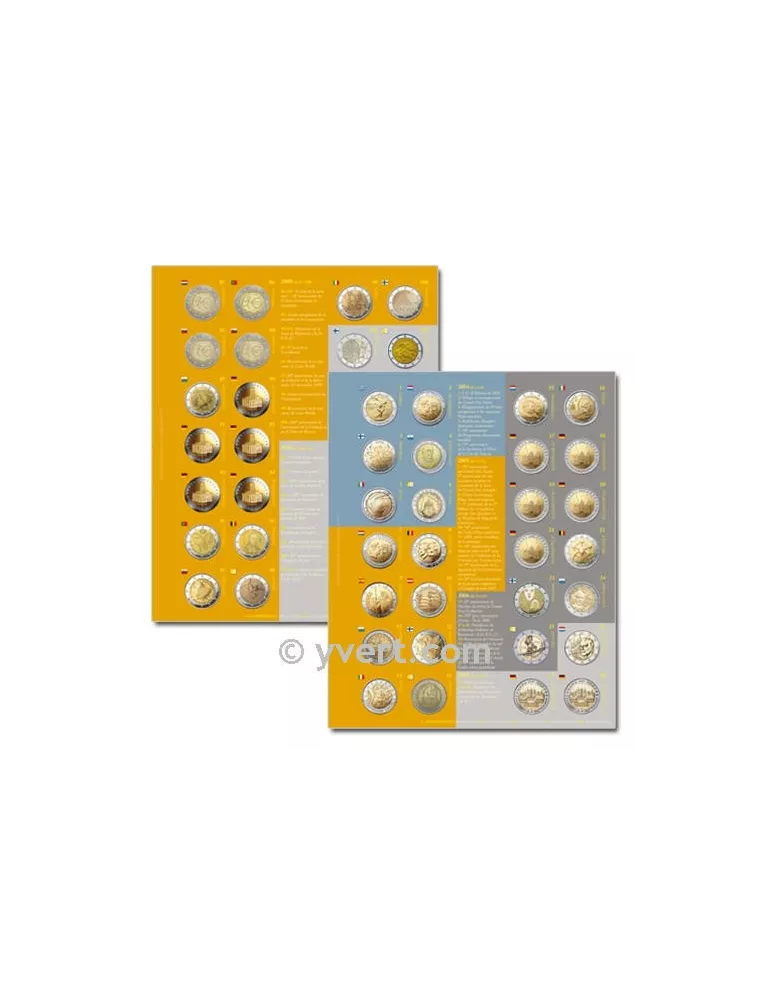 Recharges 2€ COMMÉMORATIFS (2004-2010)