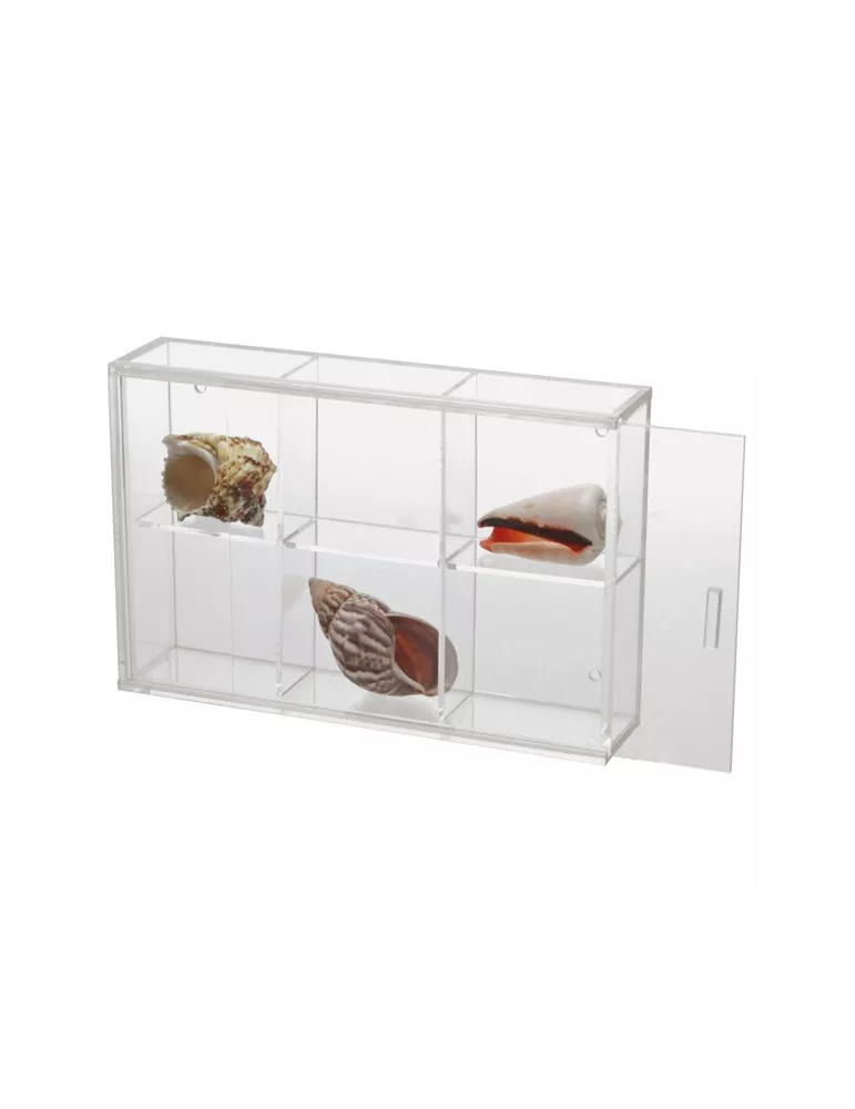 VITRINE EN PLEXI PETIT FORMAT : 6 CASES - SAFE®