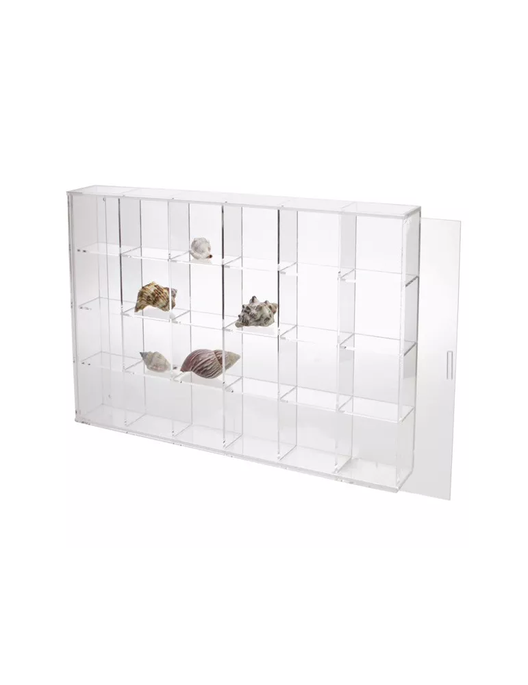 VITRINE EN PLEXI PETIT FORMAT : 24 CASES - SAFE®