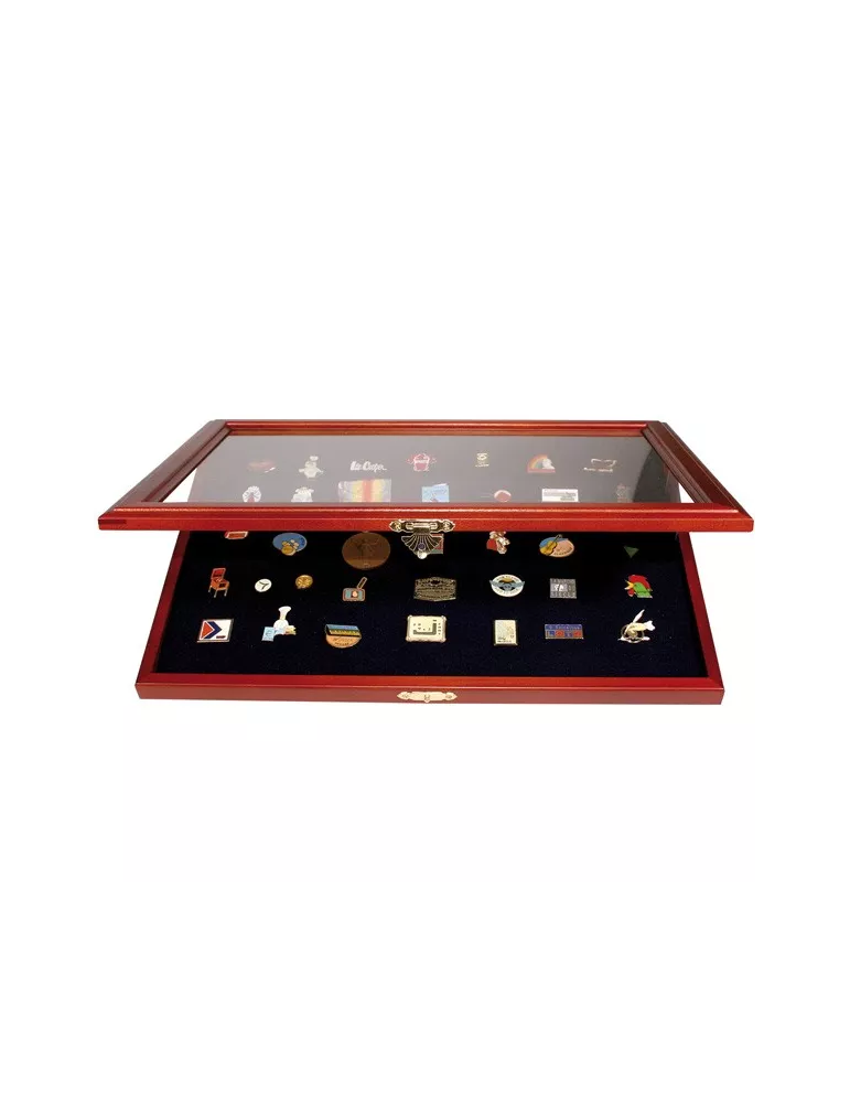 VITRINE EN BOIS POUR PIN´S ET INSIGNES - SAFE®