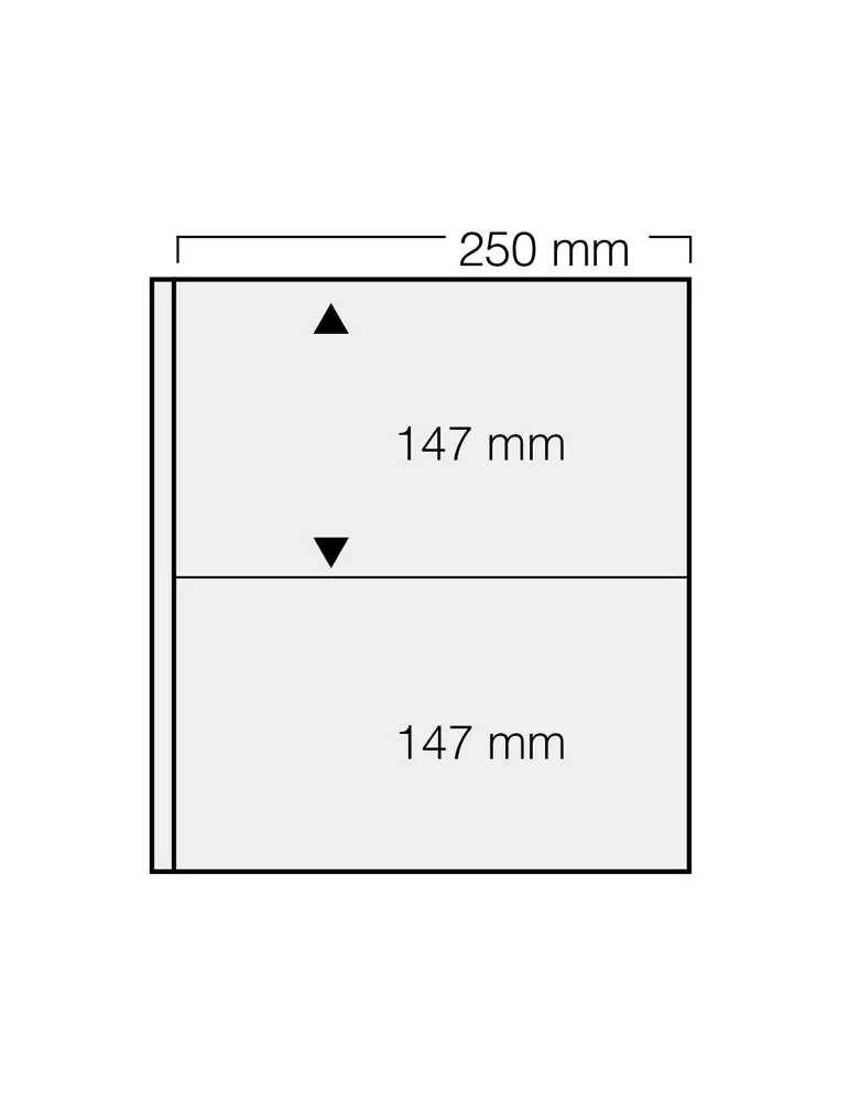 FEUILLES GARANT 732 : 2 POCHES (FOND NOIR - PAR 5) - SAFE®