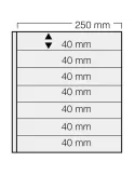 FEUILLES GARANT 737 : 7 BANDES (FOND NOIR - PAR 5) - SAFE®