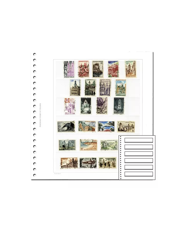 Recharges Simples Régent-Supra : 6 bandes