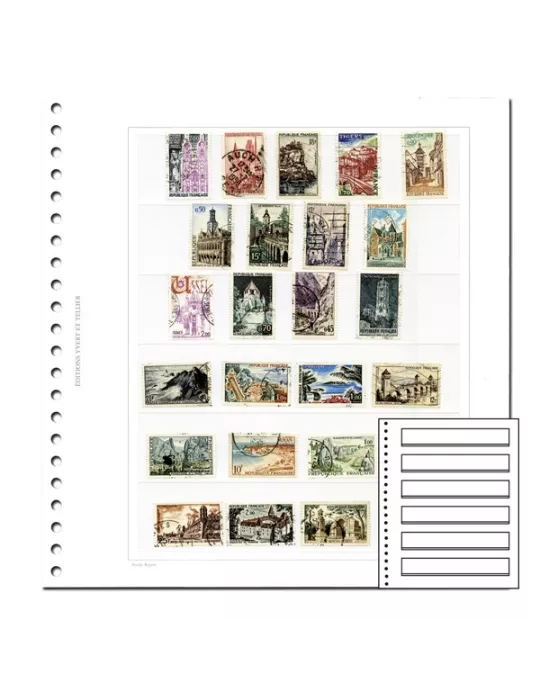 Recharges Simples Régent-Supra : 6 bandes