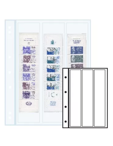 Recharges INITIA : 3 bandes verticales (transparent)